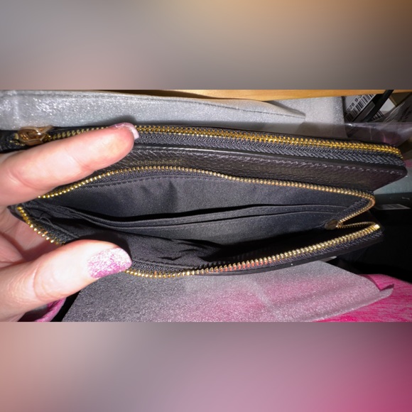 Coach Double Zip Wallet wristlet - Picture 7 of 8